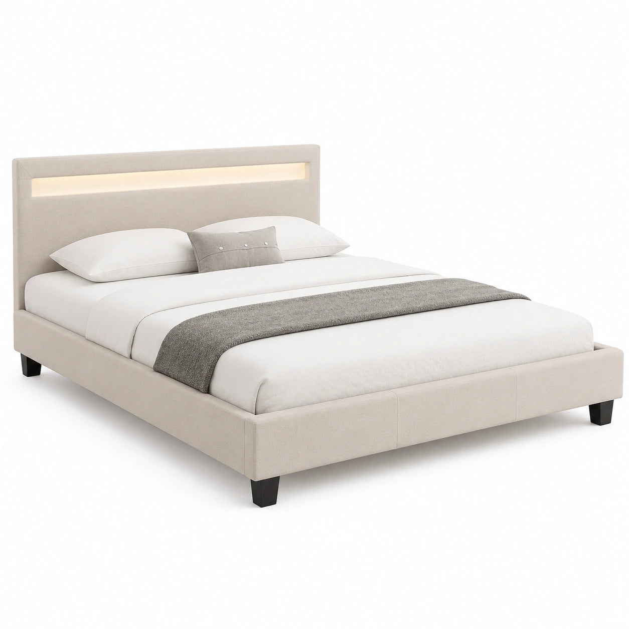 lit-double-avec-tete-de-lit-led-integree-et-sommier-140-x-190-cm-gris-pvc-wfjvxv7923sk