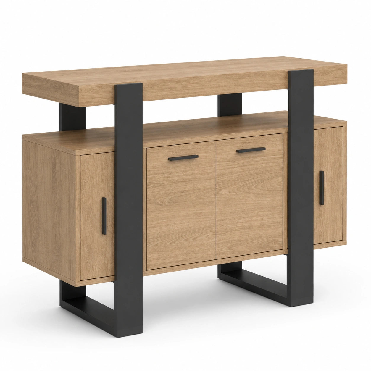 buffet-en-bois-noir-4-portes-100-cm-vnssml7999mh