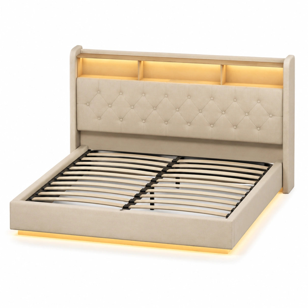 lit-double-160x200-cm-avec-sommier-et-eclairage-led-design-moderne-avec-tete-de-lit-rembourree-zkflkl7906ux