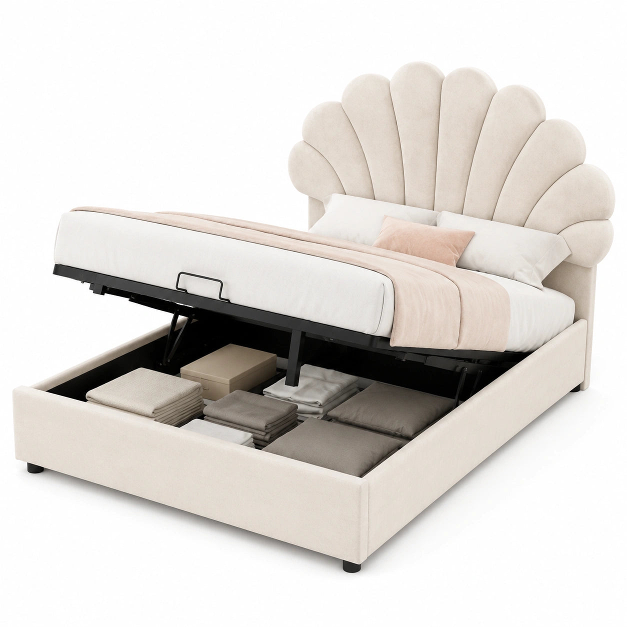 lit-double-140x200-avec-sommier-et-rangement-tissu-velours-beige-fvectp7936gy
