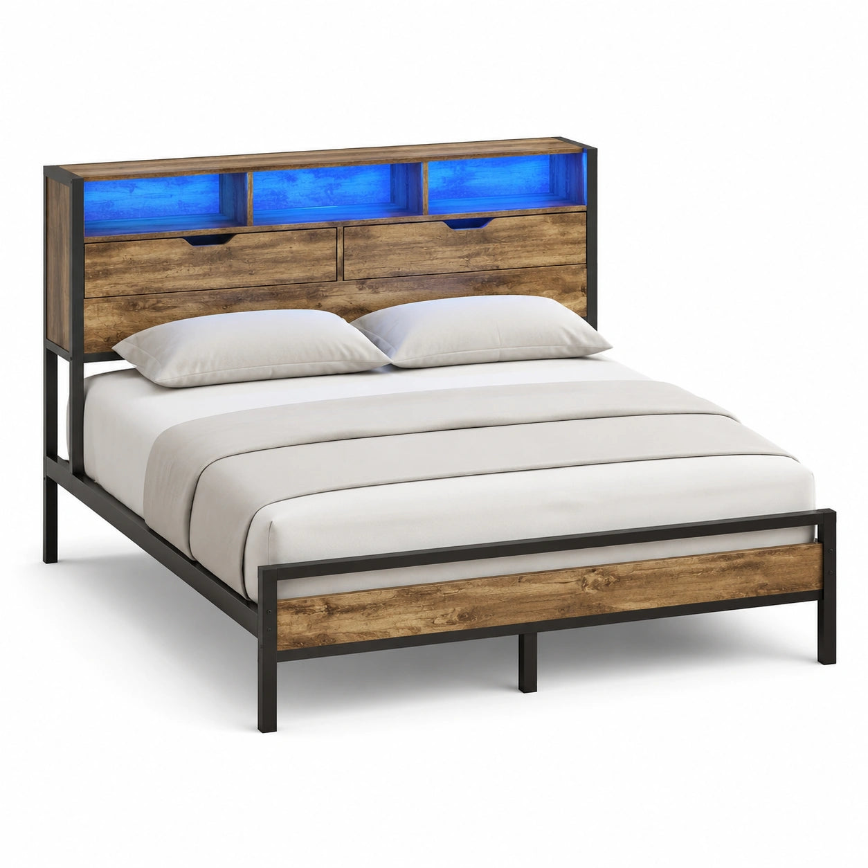 lit-double-120x200-avec-lumieres-led-et-prises-usb-rangement-pratique-facile-a-monter-marron-vintage-kcrtts7953or
